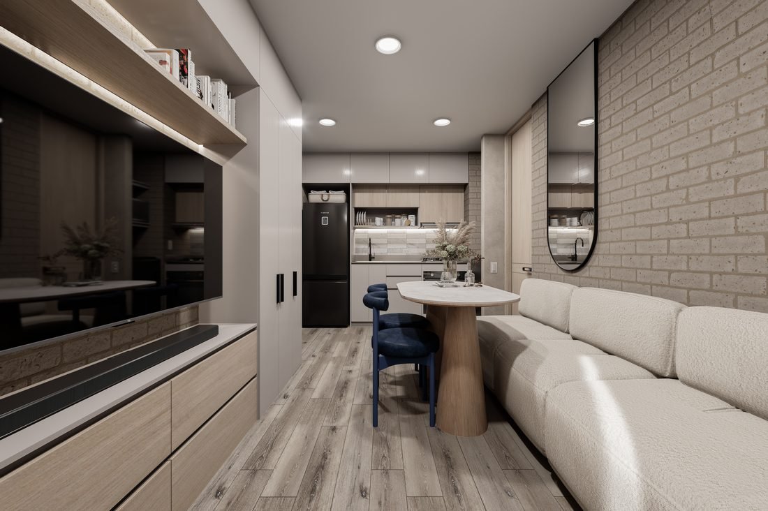 Sala y cocina CityLiving