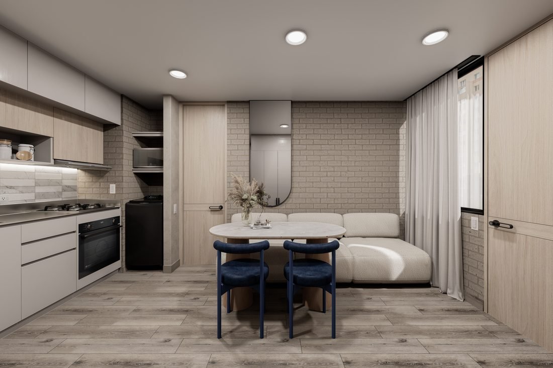 Sala-comedor y cocina CityLiving